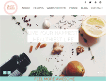 Tablet Screenshot of healthydelicious.ca